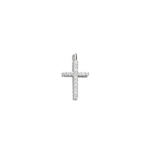 THE WHITE GOLD CROSS PENDANT