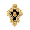 Varsity Umlaut Pink Sapphire Pendant – product view