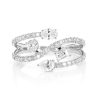 1ct Round Halo Diamond Engagement Ring – White Gold / 6.5 – product view