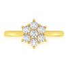 Icebox Logo Diamond Ring – Yellow Gold / 8 – product view