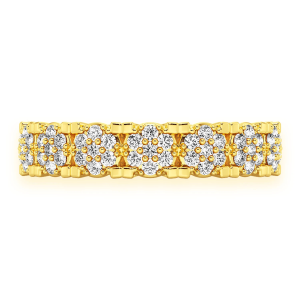 Briar Cluster Diamond Ring - Yellow Gold / 8