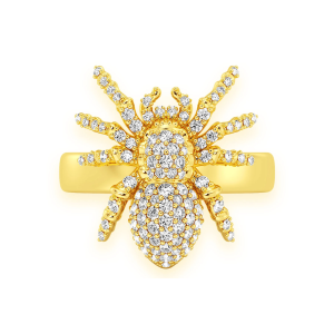 Spider Diamond Ring - Yellow Gold / 10