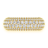 Pear Cluster Halo Diamond Ring – White Gold / 7 – product view