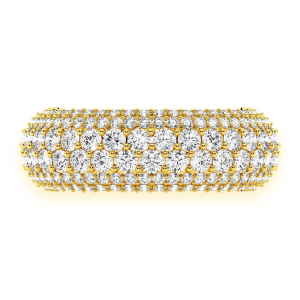 Bubbly Band Ring - Yellow Gold / 10