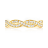 Mosaic Heart Ring – White Gold / 6.5 – product view