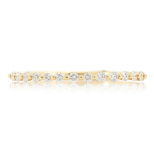 Pinched Diamond Ring - Yellow Gold / 6.5