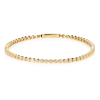 Rectangle Bar Diamond Bangle Bracelet – Yellow Gold / Medium – product view
