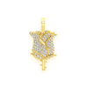 USA Diamond Pendant – Yellow Gold – product view