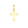 Filigree Diamond Cross Pendant – 0.02ctw / Yellow Gold – product view