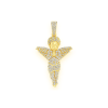 King Crown Lion Diamond Pendant – Yellow Gold – product view