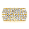 Classic One Row Under Halo Diamond Ring – White Gold / 6.5 – product view