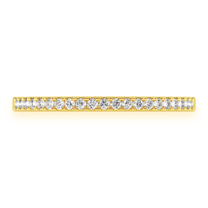 Classic Single Row Band Ring - Yellow Gold / 6.5