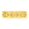 Open Heart Diamond Ring – Yellow Gold / 6.5 – product view