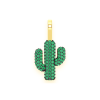 Poodle Diamond Pendant – Yellow Gold – product view