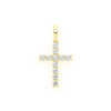 Basketball Diamond Pendant – 0.40ctw / Yellow Gold – product view