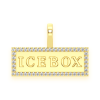 Masonic G Diamond Pendant – Yellow Gold – product view