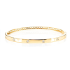 Wrap Diamond Flex Bangle Bracelet – Yellow Gold / Medium – product view