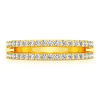 Oval Solitaire One Row Under Halo Ring – White Gold / 6.5 – product view