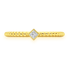 Miami Cuban Baguette Diamond Ring – Yellow Gold / 8 – product view