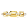 Multi Row Pavé Diamond Band – White Gold / 10 – product view