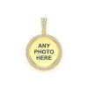 Chef Knife Diamond Pendant – 0.25ctw / Yellow Gold – product view