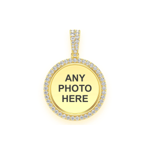 Picture Memory Diamond Pendant - 0.50ctw / Yellow Gold