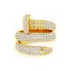 Petite Star Diamond Ring – Yellow Gold / 6.5 – product view