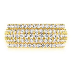 Scallop Band Ring - Yellow Gold / 10
