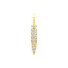 Mosaic Diamond Pendant – 0.15ctw / Yellow Gold – product view