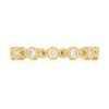 Stone Pyramid Set Ring – Yellow Gold / 10 – product view
