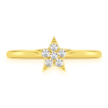 Broken Heart Signet Ring – Yellow Gold / 8 – product view