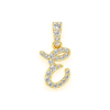 Mushroom Diamond Pendant – Yellow Gold – product view