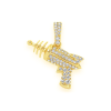 Yellow Diamond Ducky Pendant – Yellow Gold – product view
