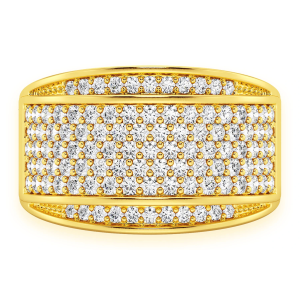 Bandana Diamond Ring - Yellow Gold / 8