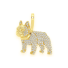 Star of David Diamond Pendant – Yellow Gold – product view