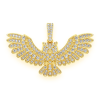 Electric Guitar Diamond Pendant – Yellow Gold – product view