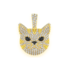 Ice Cream Diamond Pendant – Yellow Gold – product view