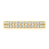 0.75ctw Solitaire Halo Twisted Shank Ring – White Gold / 6.5 – product view