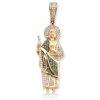 10KY 1.50CTW DIAMOND JESUS DOGTAG – product view