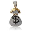 10KY 0.90CTW MICROPAVE AND BAGUETTE DIAMOND MONEY – product view