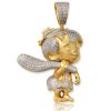 10KY 0.80CTW DIAMOND PLUG PENDANT SC4959Y – product view