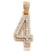 10KY 2.15CTW DIAMOND PRAYING HANDS MEDALLION WITH – product view