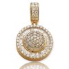 10KY 1.85CTW DIAMOND JESUS PENDANT – product view