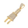 10KY 12.50CTW YELLOW DIAMOND FLAT DISC PENDANT WIT – product view