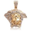 10KY+W 0.75CTW DIAMOND NUMBER PENDANT – product view