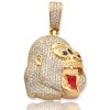 10KY 1.50CTW DIAMOND ‘100’ PENDANT – product view