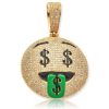 10KY 5.00CTW DIAMOND LION HEAD PENDANT – product view