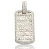 14KY 0.15CTW DIAMOND THIN CROSS PENDANT – product view