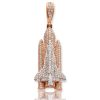 10KY 1.15CTW DIAMOND LION HEAD PENDANT – product view