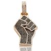 10KY+W 0.75CTW DIAMOND NUMBER PENDANT – product view